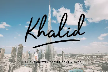 Khalid Handwritten font