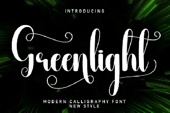 Greenlight Script font