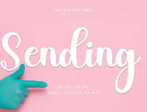 Sending font