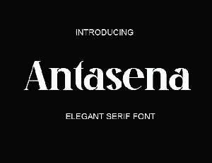 Antasena font