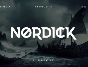 Nordick font