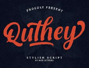 Quthey font