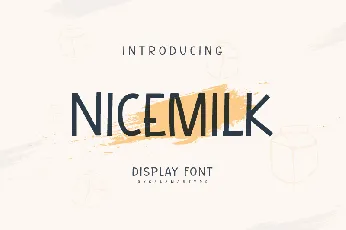 NicemilkDEMO font