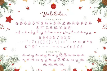 Yuletide font