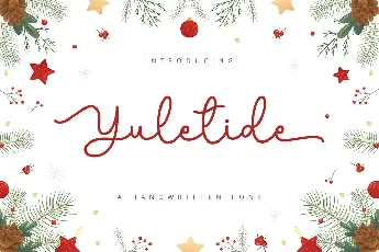 Yuletide font