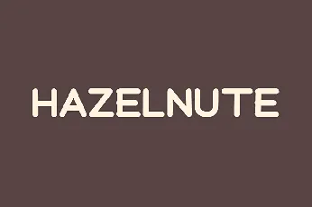 Hazelnute font