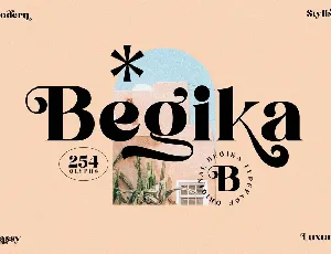 Begika Modern and Classy Serif font