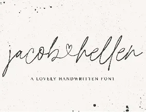 Jacob & Hellen font