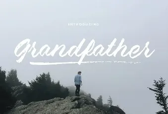 Grandfather Brush Script font