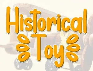 Historical Toy Display font