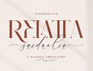 Relatta Saidnolia font