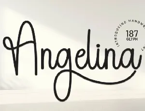 Angelina Script font