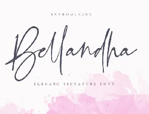 Bellandha font