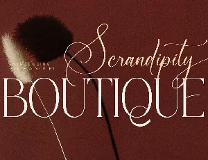 Serandipity Boutique font