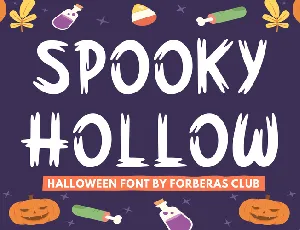 Spooky Hollow font