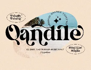 Qandile Modern Serif font