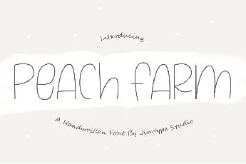 Peach Farm font