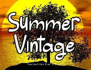 Summer Vintage font