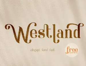 Westland Serif font
