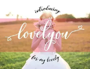 Lovelyou font