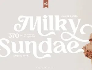 Milky Sundae font