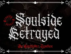 Soulside Betrayed font