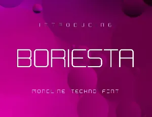 Boriesta font