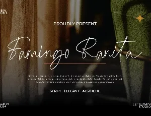 Famingo Ranita Demo font