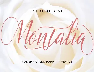 Montalia Script font