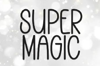 Super Magic Display font