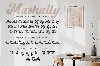 Mashally font