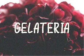 Gelateria font