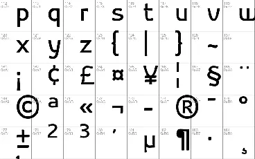 Nikodecs font