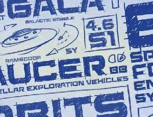 Saucer BB font