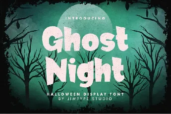 Ghost Night font