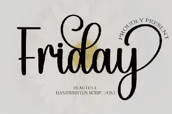 Friday font