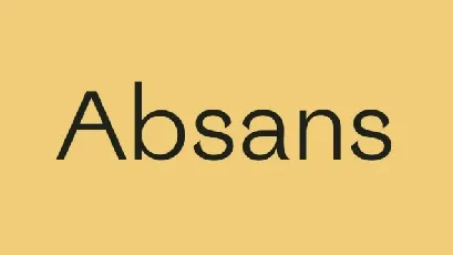 Absans font