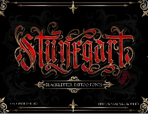 Stunegart font