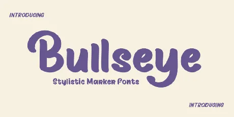 Bullseye font