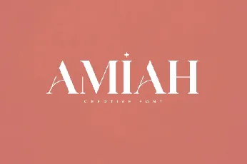 Amiah font