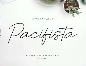 Pacifista font