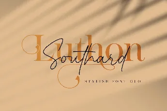 Luthon Southard font