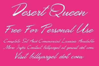 Desert Queen font