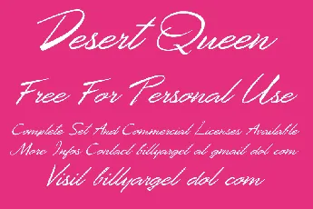 Desert Queen font