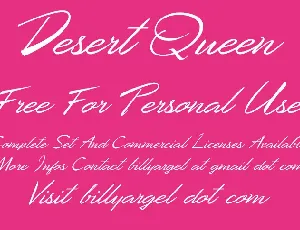 Desert Queen font