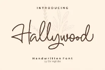 Hallywood Handwritten font