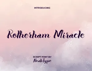 RotherhamMiracleDemo font