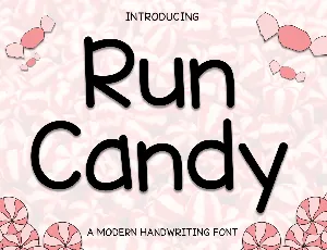 Run Candy font