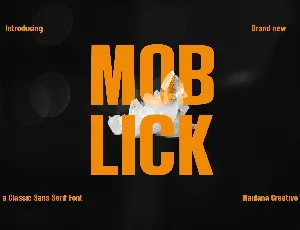 Moblick font