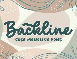 Backline font